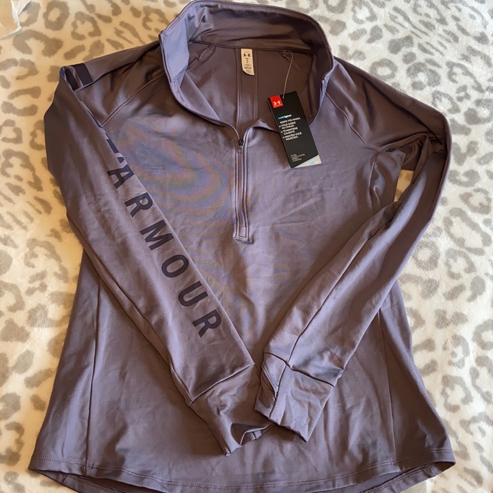 Gray Quarter Zip sweater